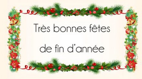 Fermeture du 20/12/19 au 06/01/20